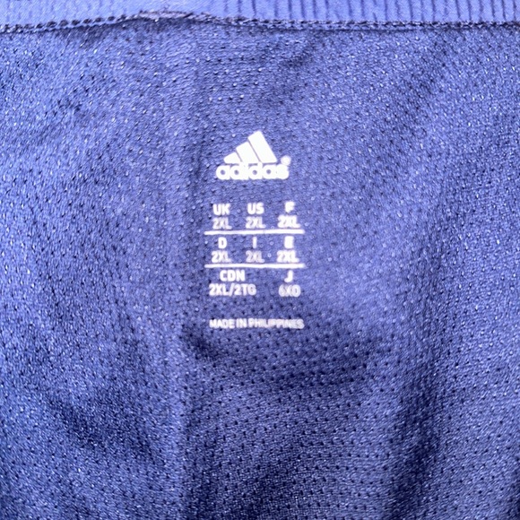 Men’s 2XL Navy with white stripes adidas running pants - Picture 9 of 14